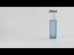 Bottiglia cosmetica in vetro ghiacciato personalizzabile - impermeabile e resistente