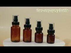 Bottiglia di spray di plastica alimentare a blocco della luce con spruzzatore di nebbia fine per cosmetici e farmaci