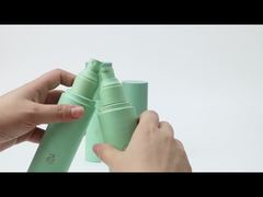 Flaconi cosmetici in plastica vuoti all'ingrosso da 80ml, 100ml, 120ml, 150ml, flaconi con pompa per lozione a spalla piatta