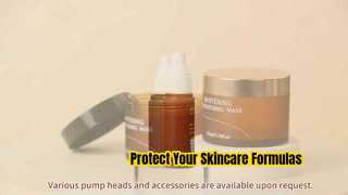 Produttore di set di flaconi cosmetici in PET ambrato | Spray, lozione, flacone di toner e vasetto di crema | Imballaggio OEM