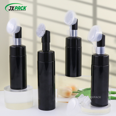 Stampa a schermo Teal Spuma nera Pompa bottiglia 3,5 oz Forma rotonda Per pulitore di scarpe di lusso