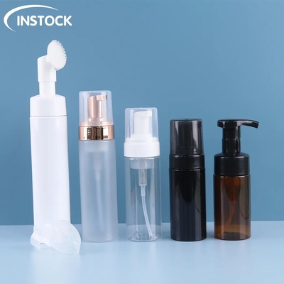 Custom 100/120/150/200/250ml Pompa per sapone per animali da compagnia Bottiglia di plastica Pompa cosmetica di schiuma Pulizzatore facciale
