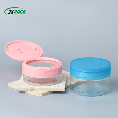 Vasetto per crema cosmetica trasparente in PET con capacità personalizzabile