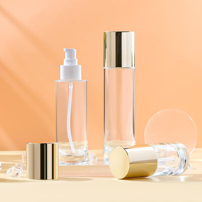 Flacone in vetro ecologico personalizzabile e a prova di perdite per il confezionamento di prodotti per la cura della pelle